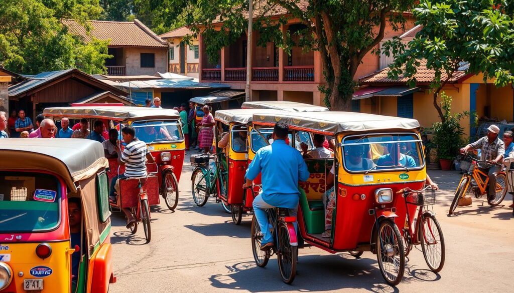 Transporte local en África